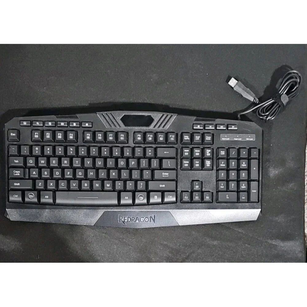 Red Dragon Keyboard S101-3, Used No Original Packaging Wired